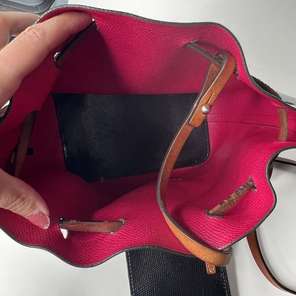 Dooney & Bourke Serena Drawstring Bucket Bag Cros… - image 8